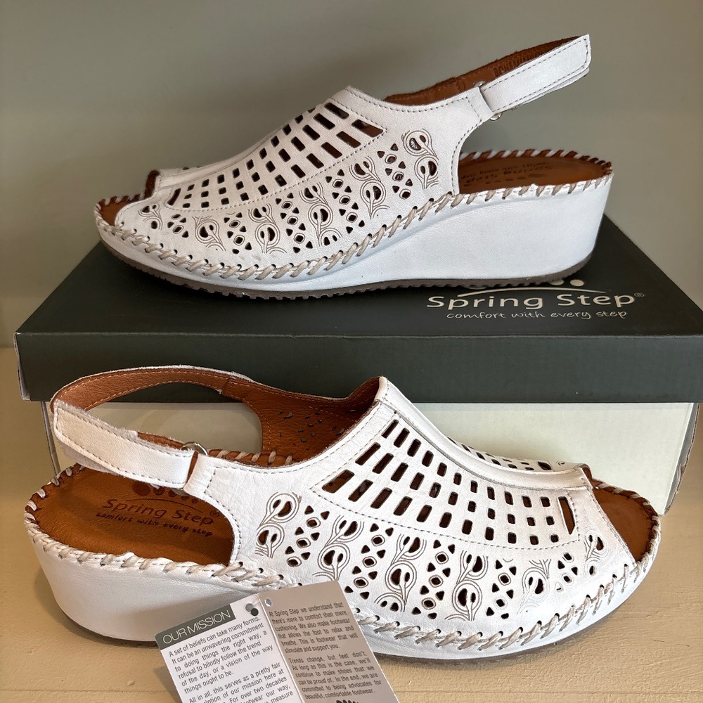 Spring step bohemianish wedge